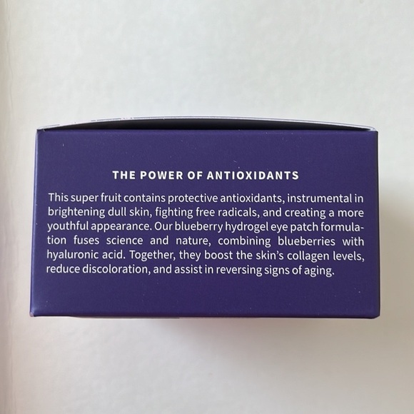 “EXPIRED” SOON SKIN CARE HYDRATING BLUEBERRY HYDROGEL EYE PATCHES JAR OF 30 - Picture 5 of 8